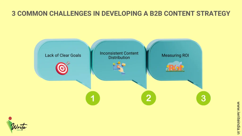 3 Common Challenges in Developing a B2B Content Strategy