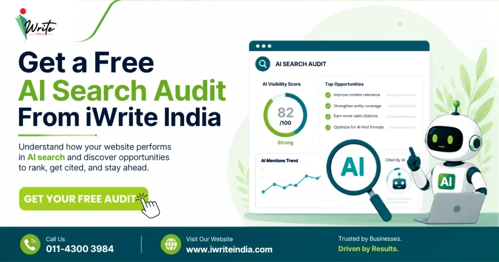 Get a Free AI Search Audit From iWrite India