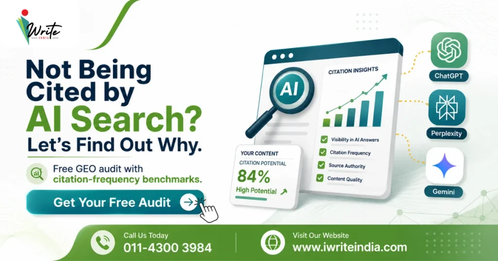 Get a Free GEO Audit From iWrite India